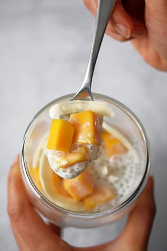 Small Tapioca Boba Pearls (Sago Balls) from Cassava -Translucent & Flavor-Absorbent - Ideal for Soup or Sauce Thickening
