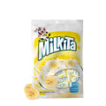 Milkita Creamy Shake Candy Bag, Gluten Free Chewy Candies with Calcium & Real Milk, Zero Trans Fat, Low-Sugar, Banana Flavor, 30 Pcs