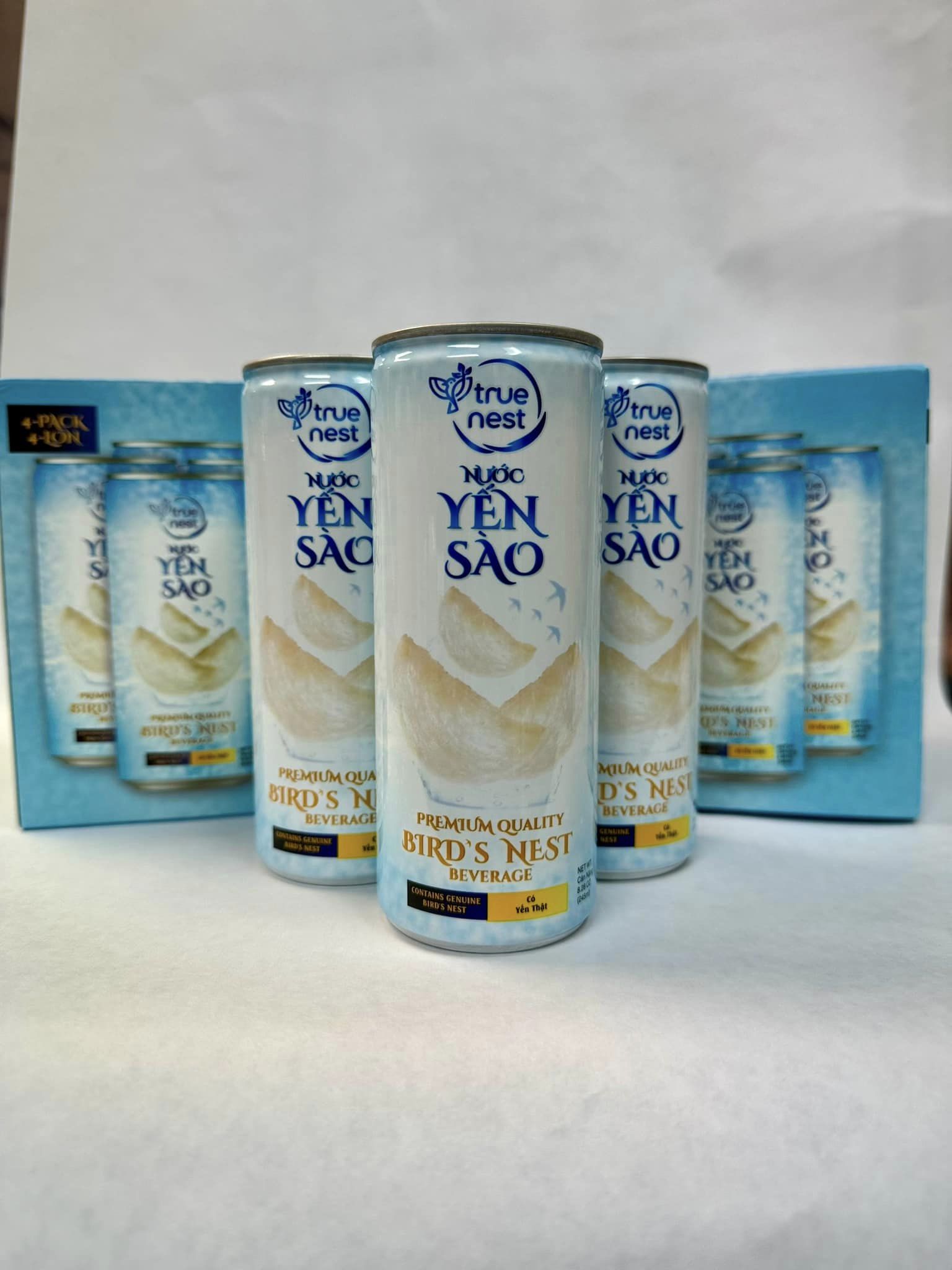True nest premium quality bird's nest beverage 8.28 Fl Oz - Pack 4