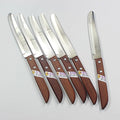 Thai Kitchen Steak Knives Stainless Steel Knives Kiwi 502 6 Pcs per Set
