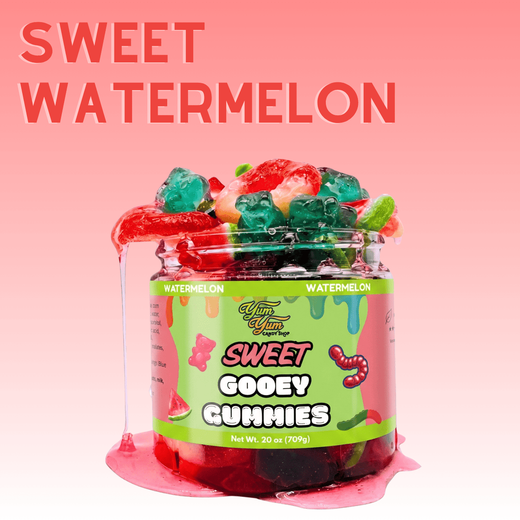 Sweet Gooey Gummies – Blue Raspberry & Watermelon in Sweet Ooze | Candy