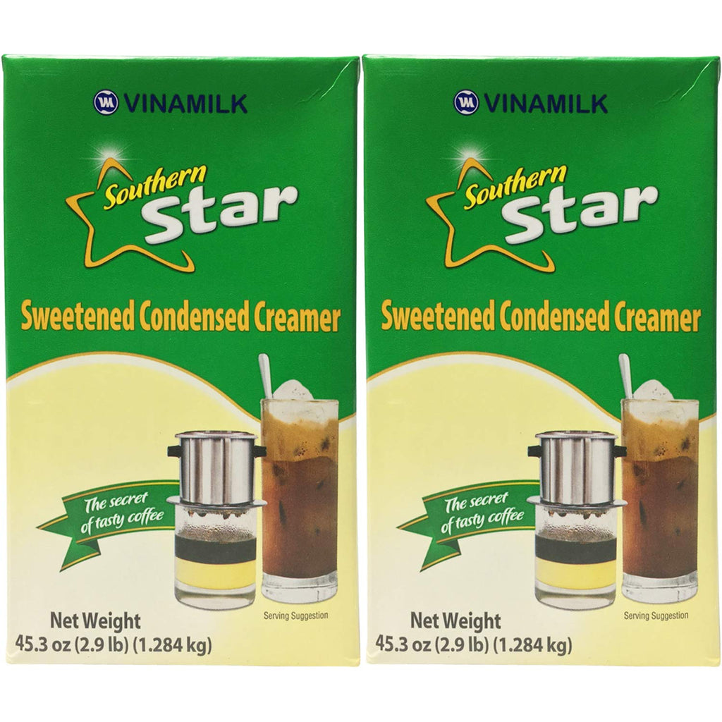 Vinamilk Southern Star Vietnamese Sweetened Condensed Creamer 45.3 Oz (2.9 Lbs)