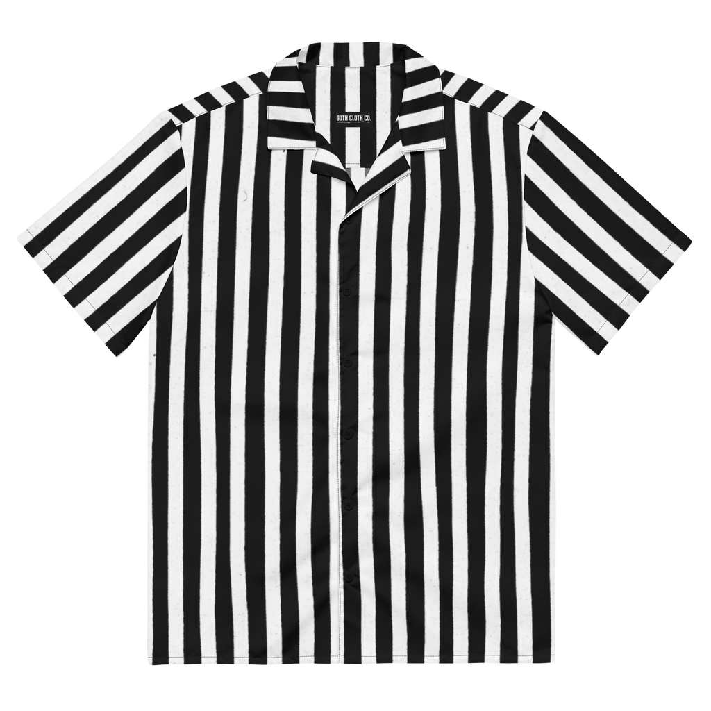 Bug Juice Boogie Striped Button-Up Shirt