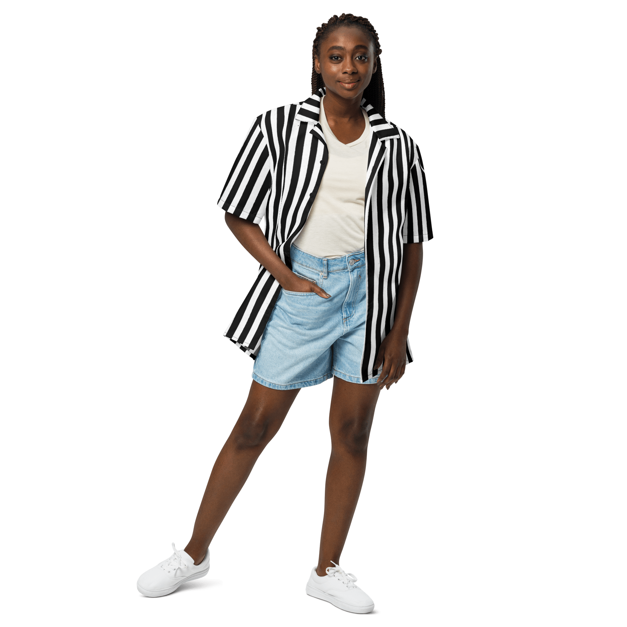 Bug Juice Boogie Striped Button-Up Shirt