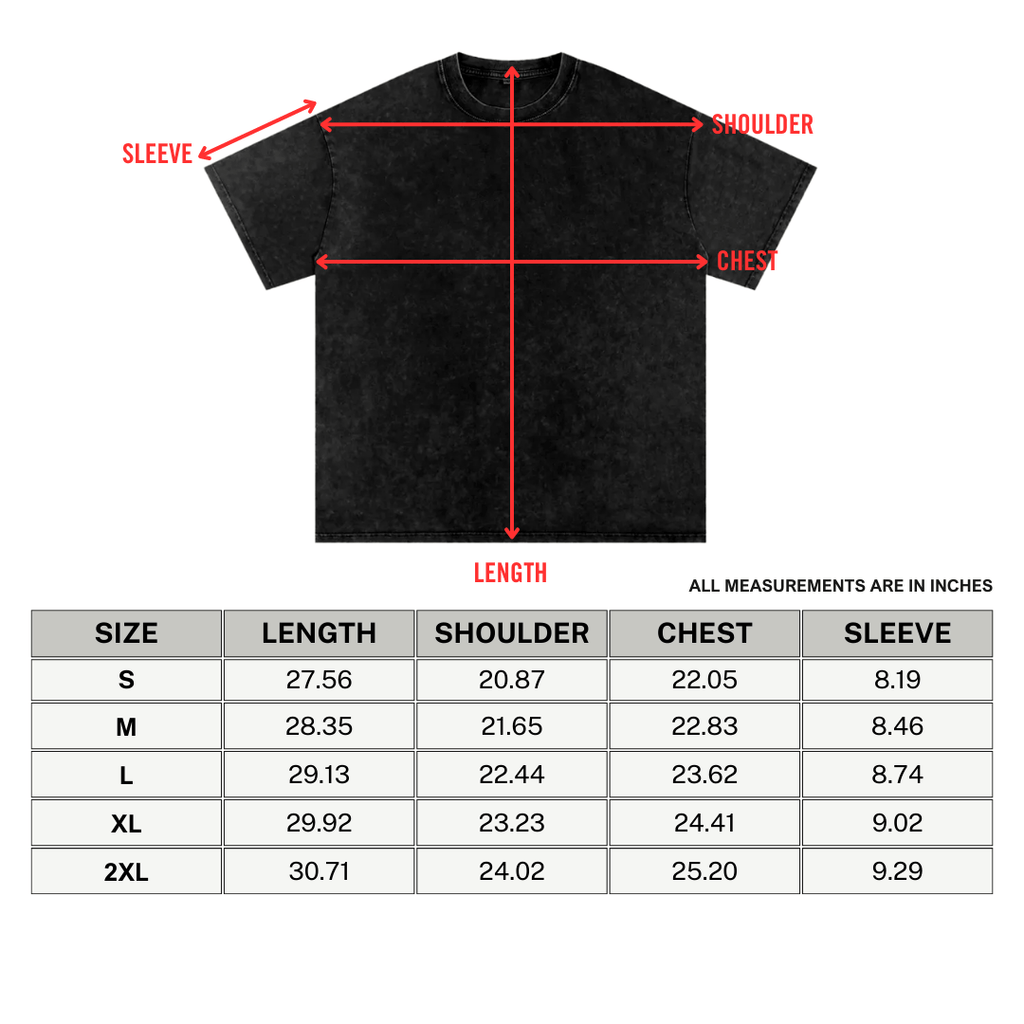 Exquisite Creature Metal Acid Wash Oversize T-Shirt