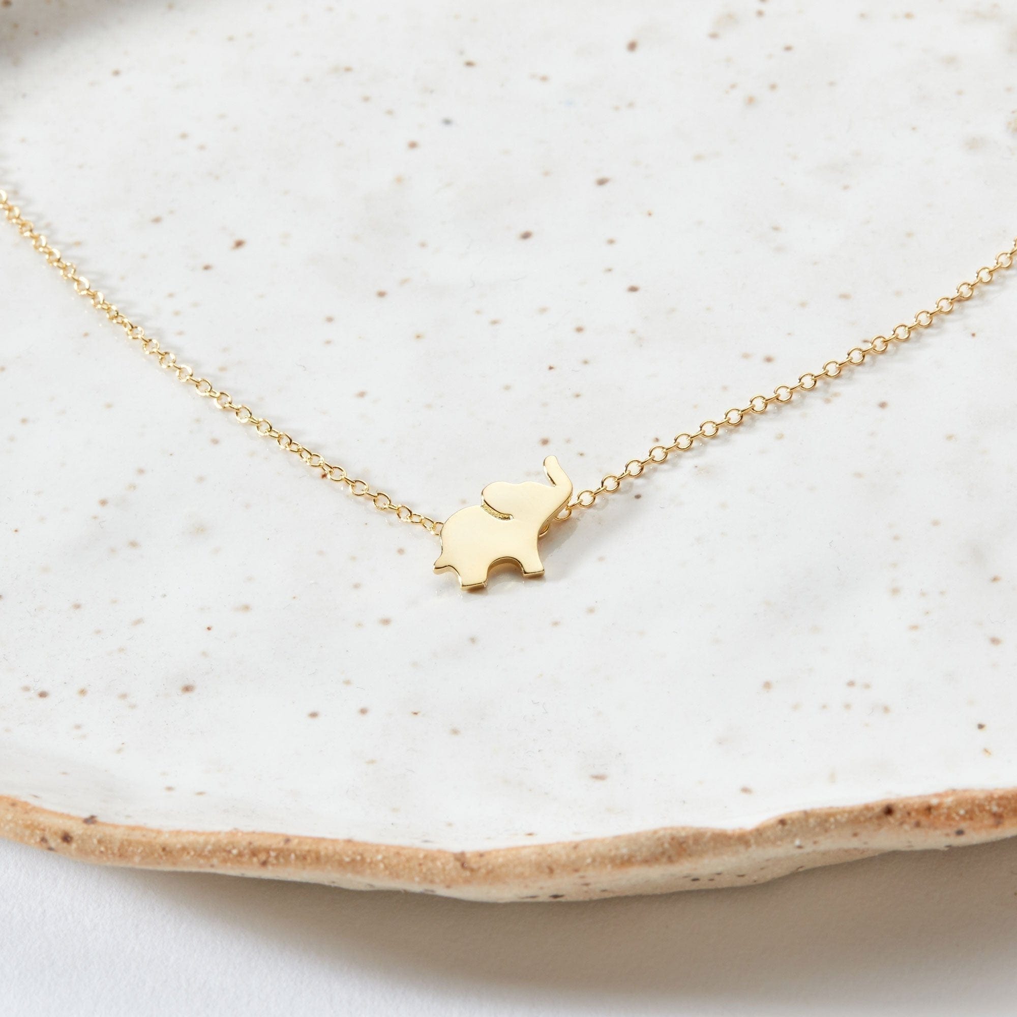 Gifts for Women with Cancer Elephant Pendant Necklace