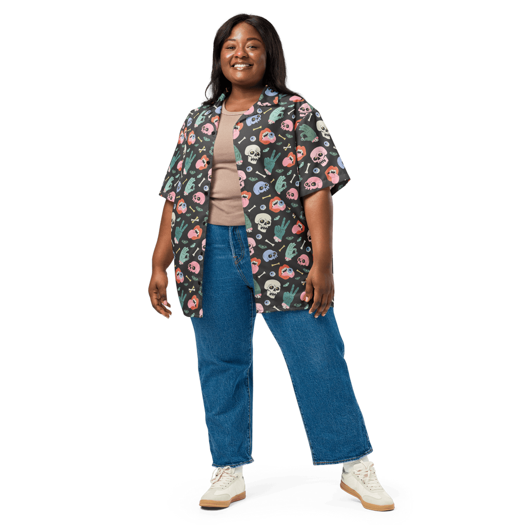 Graveyard Smash Unisex Button Up Shirt