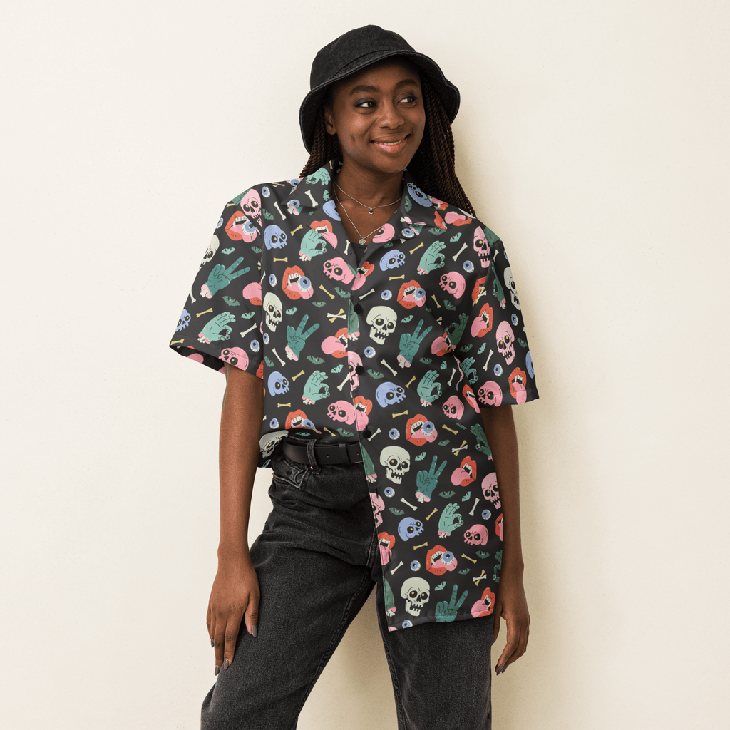 Graveyard Smash Unisex Button Up Shirt
