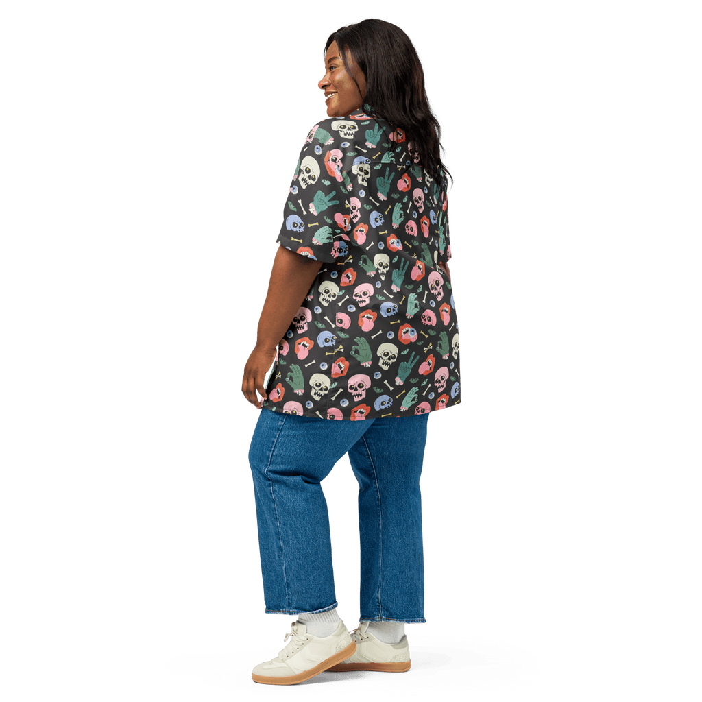 Graveyard Smash Unisex Button Up Shirt