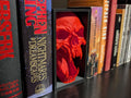 Vampire Skull Book Nook – Gothic Horror Bookshelf Decor