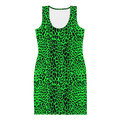 Lime Leopard Bodycon Dress