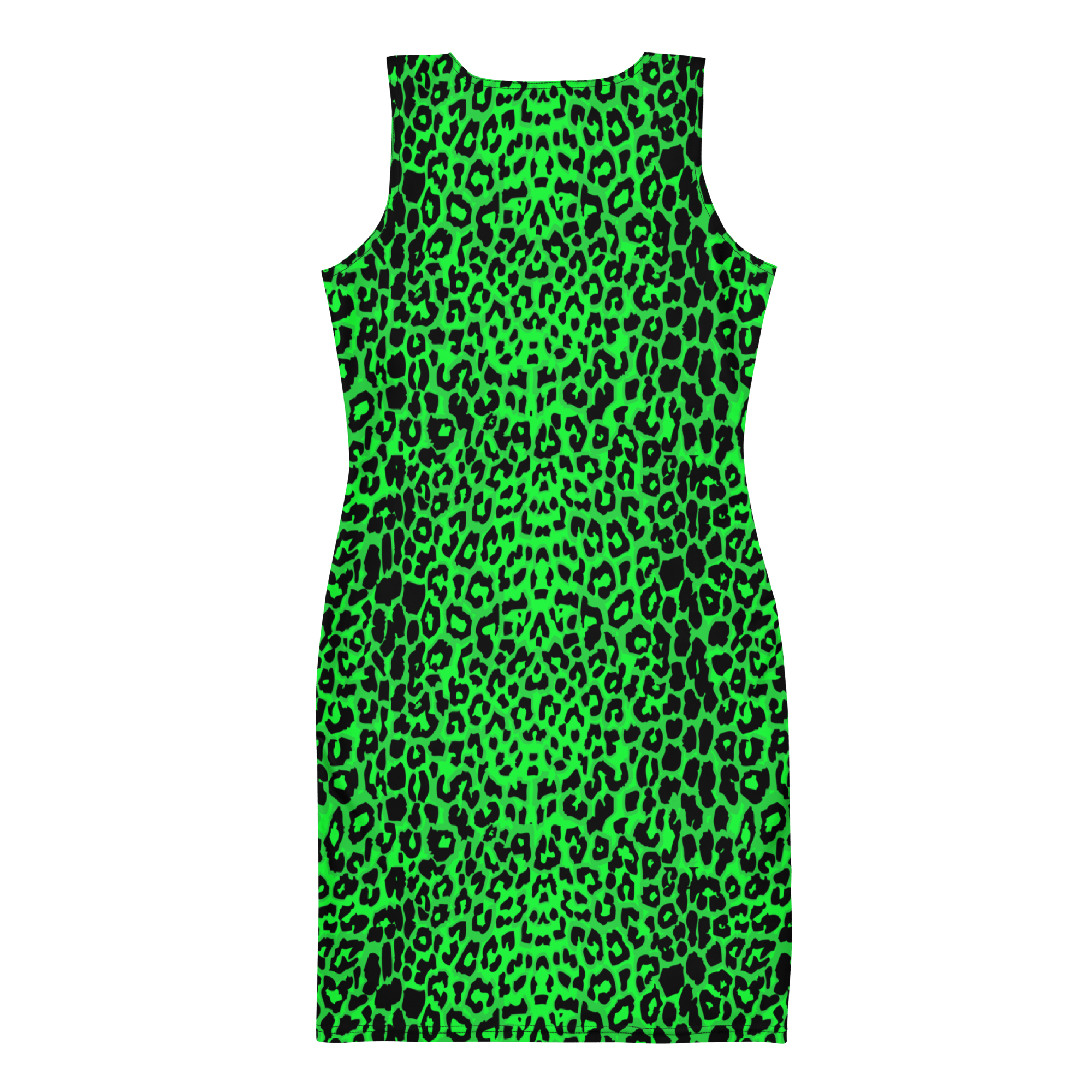 Lime Leopard Bodycon Dress