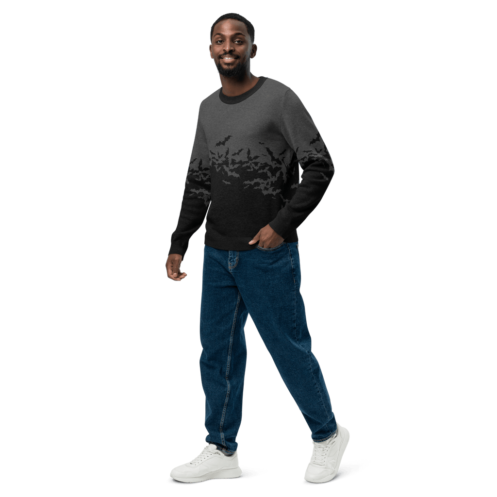 Night Swarm Knit Crewneck Sweater