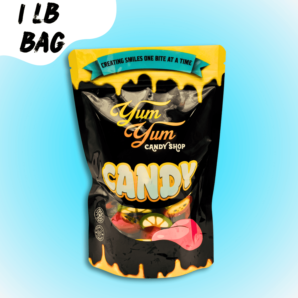 Peelable Fruit Slice Candy Mix – Imported Soft Gummy Candy from Spain | Yum Yum Candy Shop