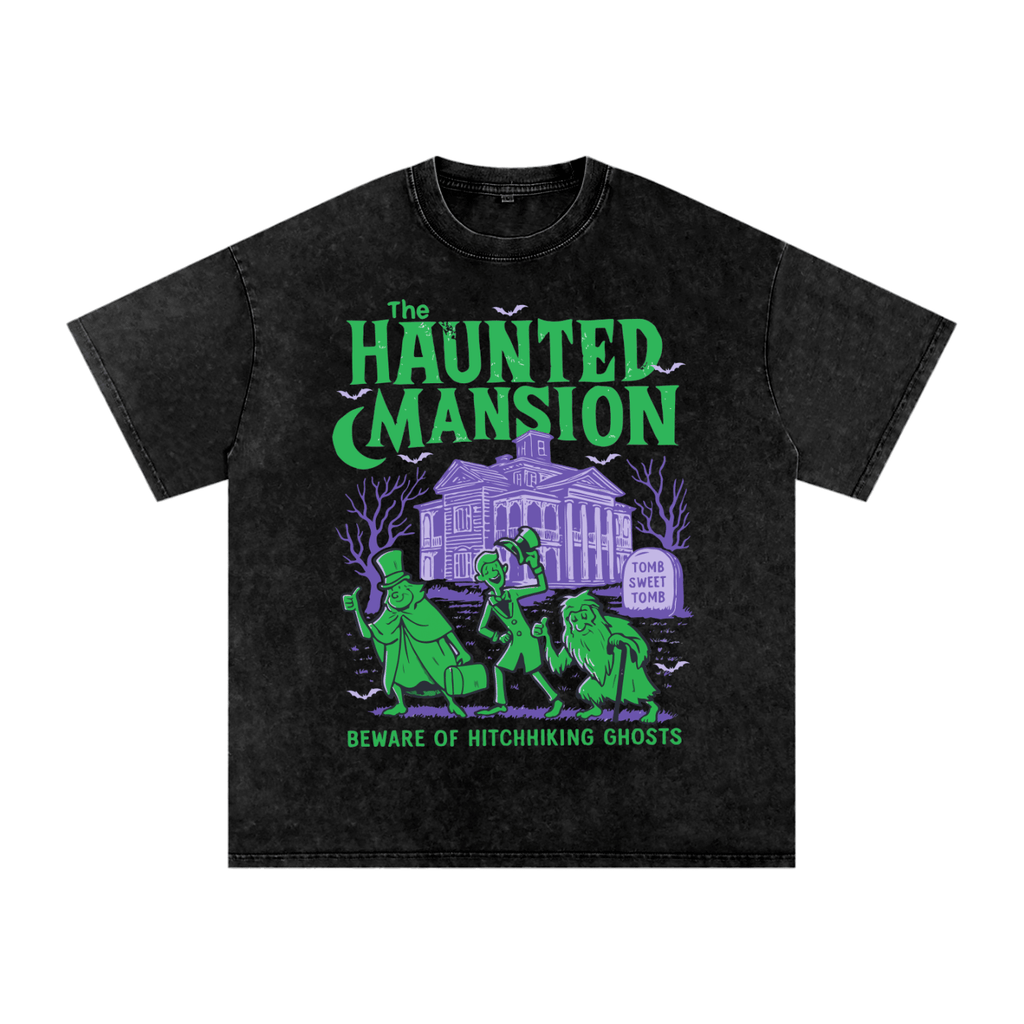 The Haunted Mansion Acid Wash T-Shirt