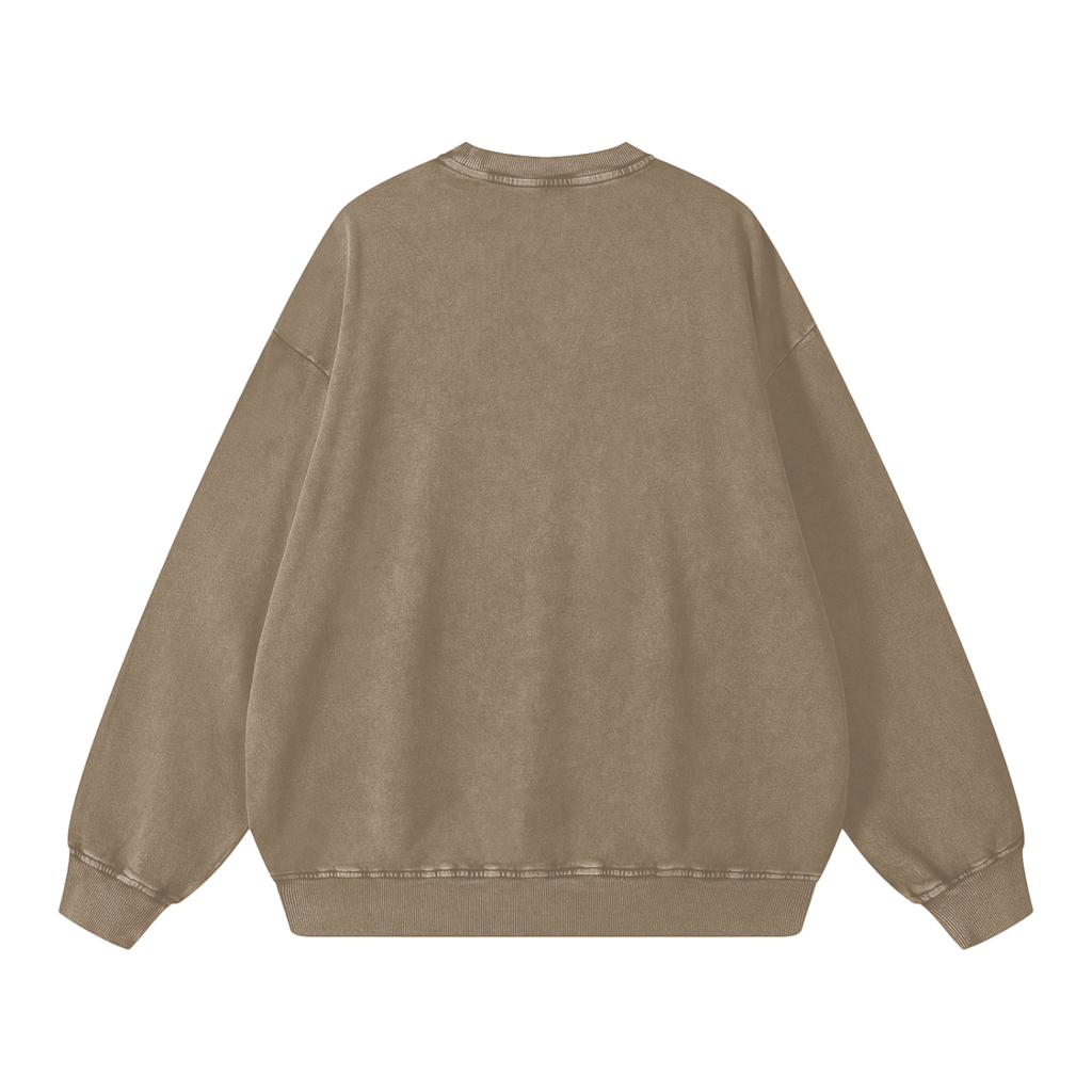 The Hex Girls Vintage Acid Wash Oversize Sweatshirt